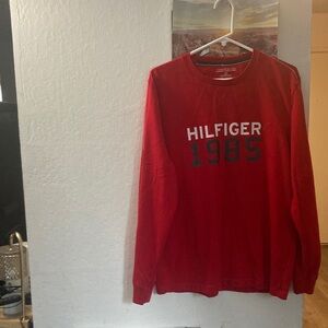 Tommy Hilfiger Bold Red Crewneck Sweater